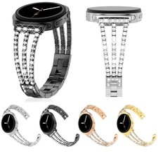Women Diamond Watch Band For Samsung Galaxy Watch 8 40 44mm 46mm Strap Bracelet