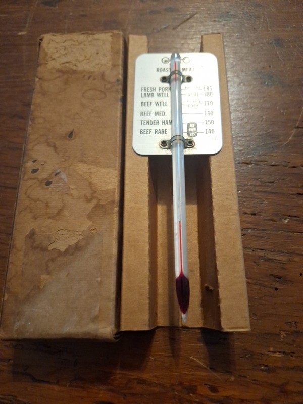 Vintage Advertising Roast Meat Thermometer Star Liquified Petroleum Gas Co.