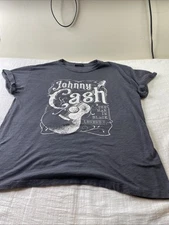 Johnny Cash The Man In Black Tee Size Small Woman’s