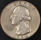 1962  WASHINGTON QUARTER - LOT CC-109