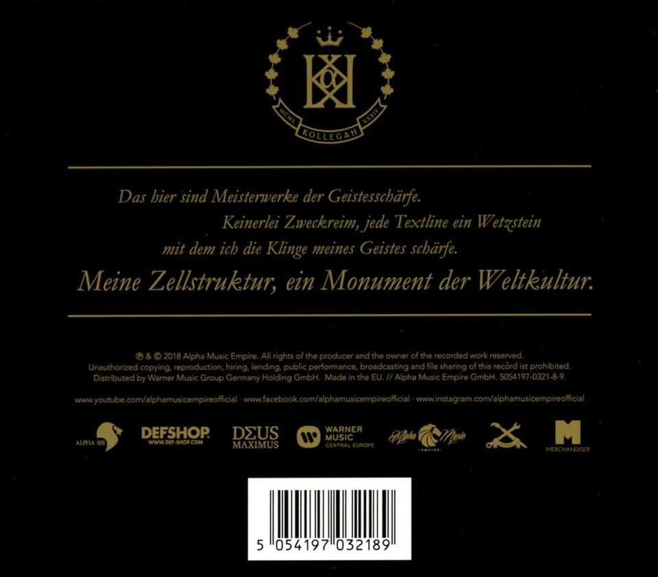 Kollegah Monument (CD) - Image 3 of 3