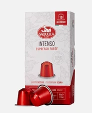Saquella – Espresso Intenso Capsules - Nespresso Compatible Exp 06/27 Coffee
