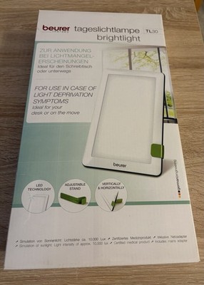 Beurer Tageslichtlampe Brightlight TL 30, Ca. 10.000 Lux, Neuwertig mit OVP