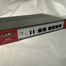 ZyXEL USG60 Firewall VPN Unified Security Gateway w/ 12v Power Brackets