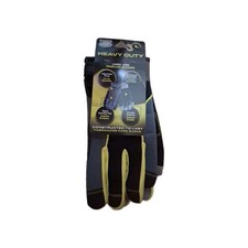 New PUGS Tech HEAVY DUTY Work Glove Size L Black/Gray/Neon Green 1 / Pair