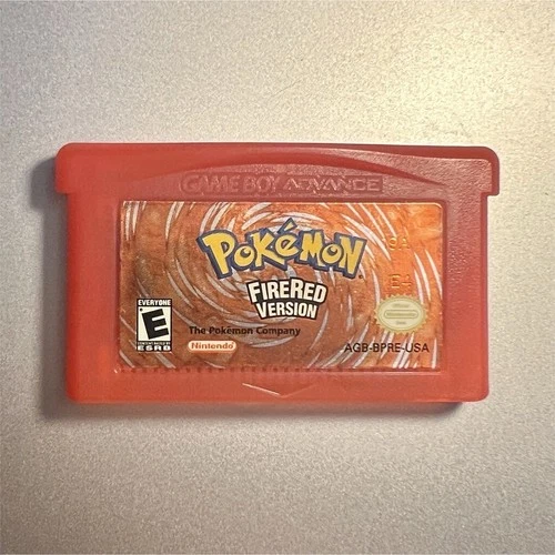 Pokemon FireRed Version Nintendo Game Boy Advance Authentic Tested Working