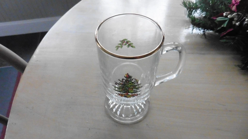 Spode Christmas Tree Irish Coffee mugs - set of 4 in original box - Image 4 of 4