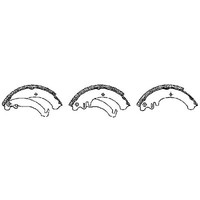 Ganasce Bremsbacken Hinterbremse Piaggio APE FL (TL6T) 50 1990-1993