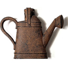 Cast Iron Figural Watering Can Door Knocker