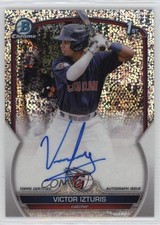 2023 Bowman Chrome Prospect Speckle Refractor /299 Victor Izturis Auto 0hj7
