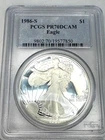 1986-S American Proof Silver Eagle one Dollar Coin PCGS PR70 DCAM