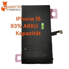100 original battery for iPhone 15 pulled 93 capacity