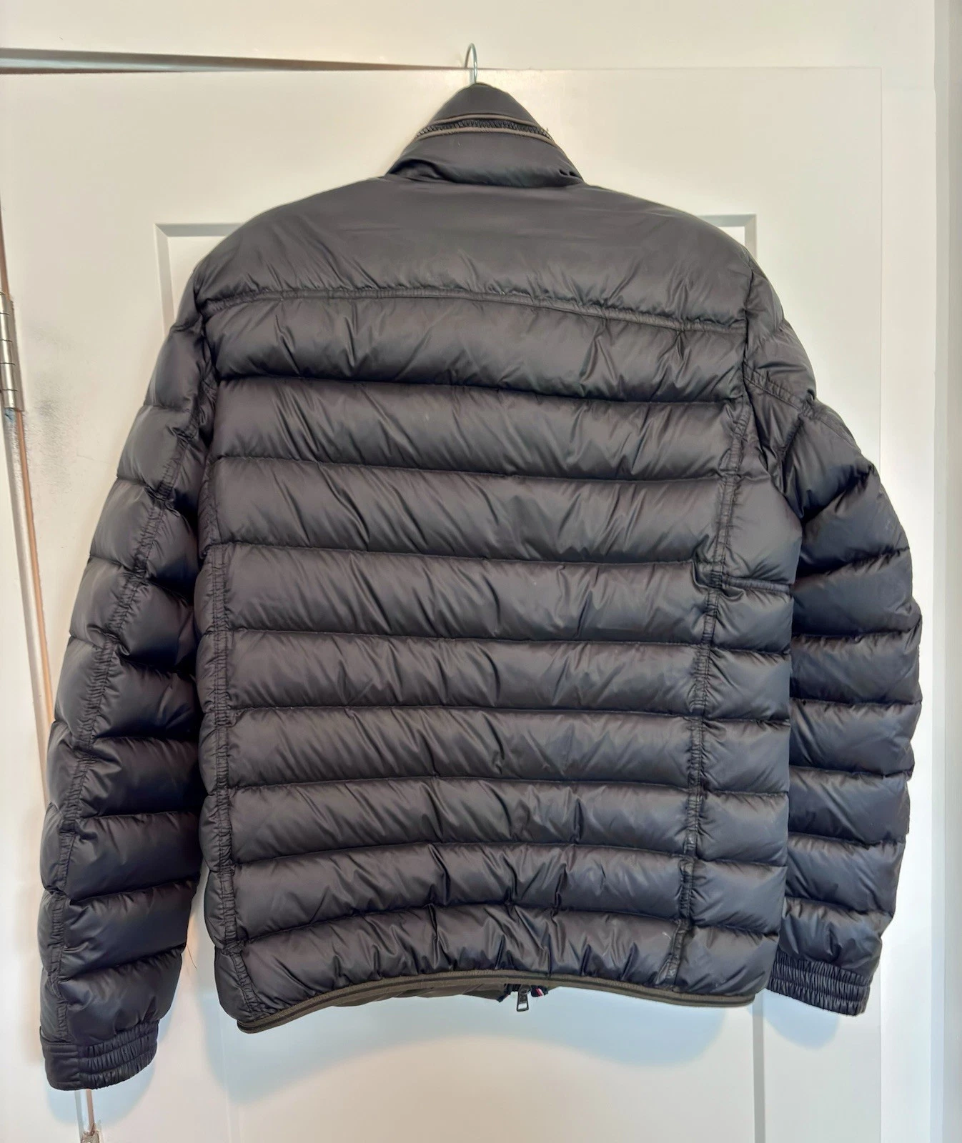 Moncler Men’s Black Down Puffer Jacket Full Zip Hood Stand-Up Collar M-3 image 6