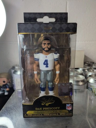 Funko Gold 5” Pop NFL Dallas Cowboys Dak Prescott Vinyl Figure Collectible Toy
