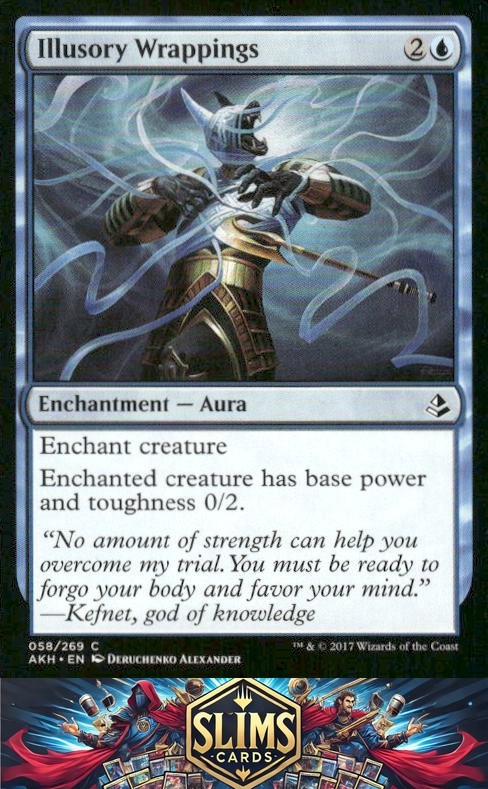 Magic the Gathering MTG Amonkhet Illusory Wrappings #58 Buy 2 Get 1