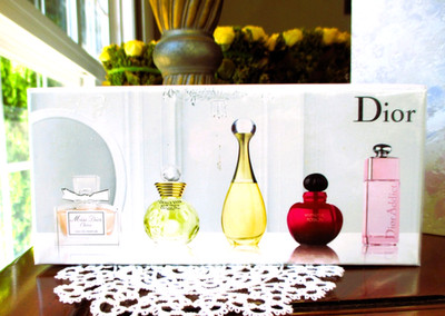Dior LES PARFUMS Miniatures Collection EDP & EDT 0.85oz-25ml (5mlx5) Perfume New