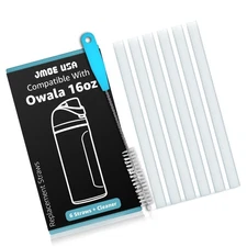 Jmoe USA Straws for 16oz Owala Kids Freesip Water Bottle | Replacement Plasti...