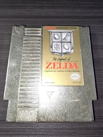 The Legend of Zelda, Gold Nintendo NES  1985 Cartridge Only 