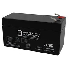 Mighty Max ML1.3-12 - 12 Volt 1.3 AH, F1 Terminal, Rechargeable SLA AGM Battery
