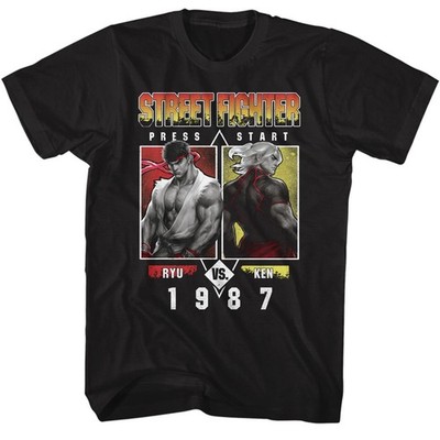 Street Fighter Ryu Vs Ken 1987 T-Shirt