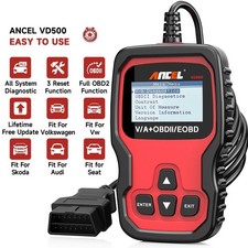Ancel Vd500-us For Vw Audi All System Obd2 Scanner Diagnostic Tool Epb Oil Reset Ancel Vd500-us For Vw Audi All System Obd2 Scanner Diagnostic Tool Epb Oil Reset