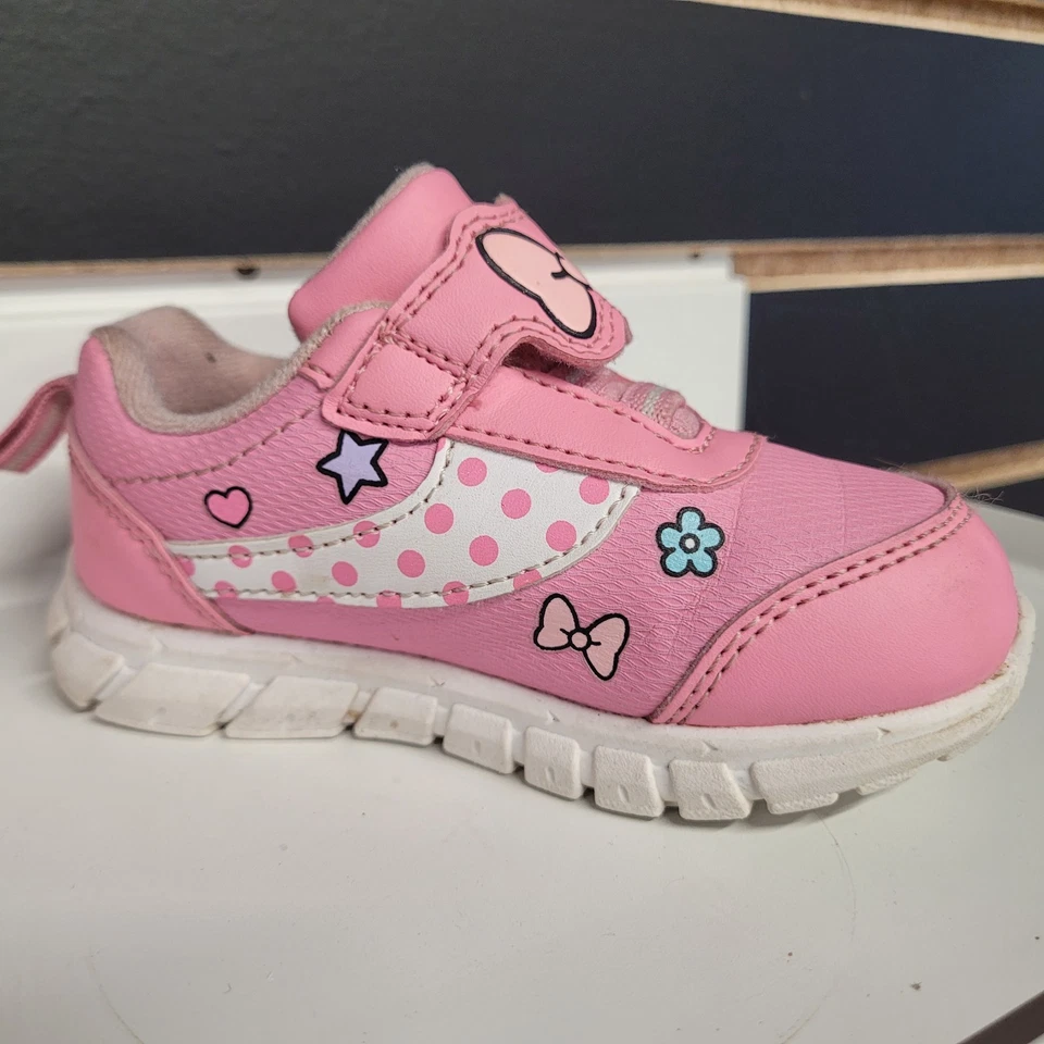 Zapatos Tenis Minnie Mouse 6C Rosa Bebé Niñas Disney De Colección  Foto 3 de 4