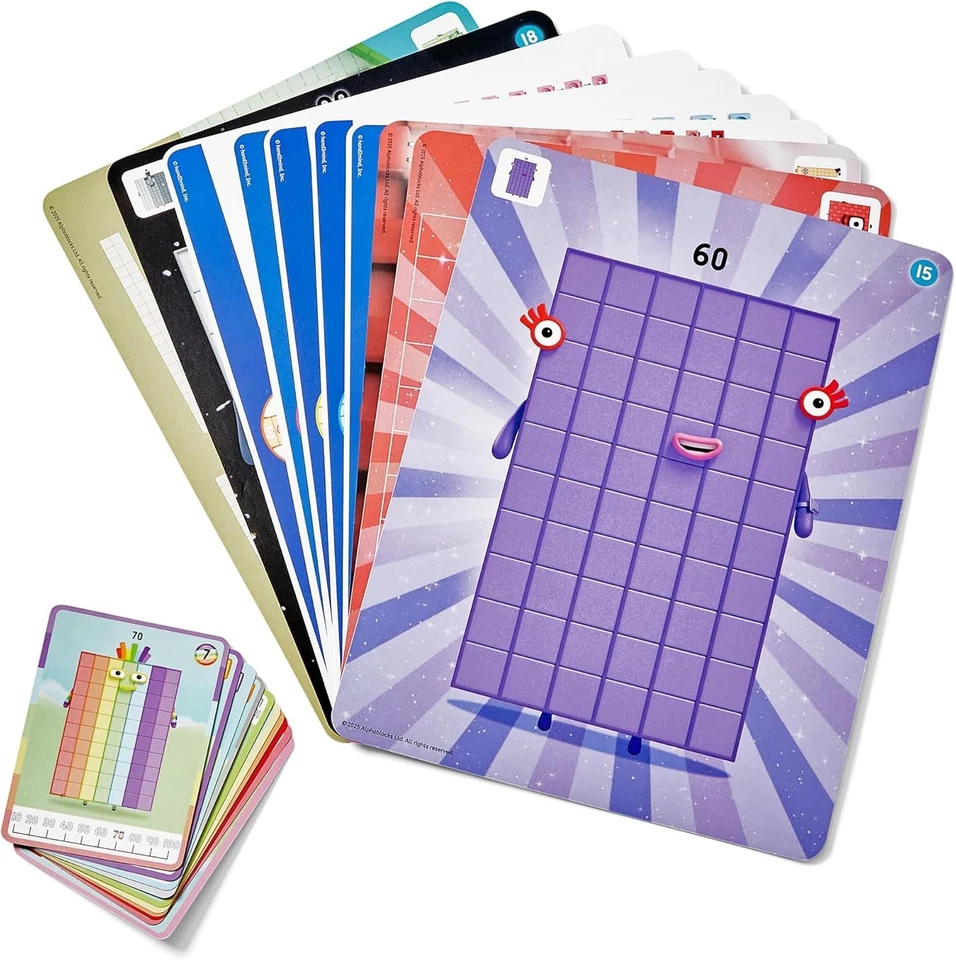 Numberblocks Mathlink Cubes Set Kids Educational Toys Preschool Learning - Image 2 of 4