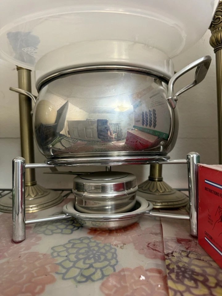 Juego de fondue especial de acero inoxidable todo revestido Foto 3 de 3