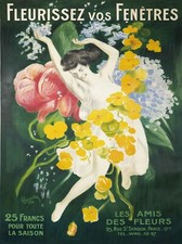 Decoration Poster.Wall room design.Home vintage interior.French flower joy.12209