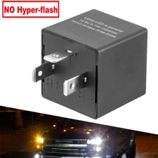 3Pin CF13 Turn Signal LED Flasher Relay Fix for Hyper Flash Adjustable Blinker