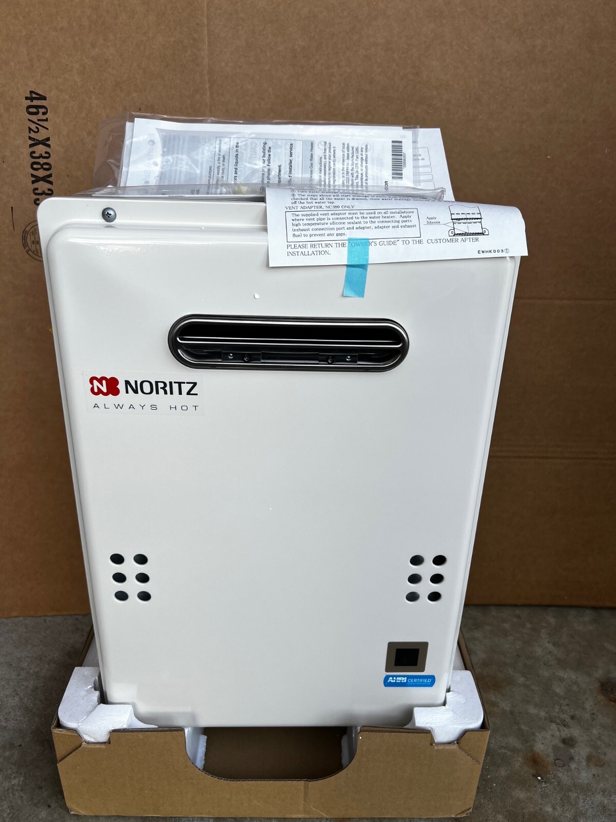 Noritz 3.3 GPM NR501OD-LP 120,000 BTU Propane Outdoor Tankless Water Heater  | eBay