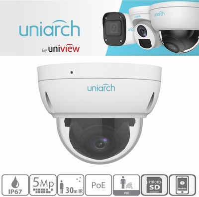 Uniarch IP Kamera Dome 5MP Zoom Überwachungskamera Netzwerkkamera PoE Onvif
