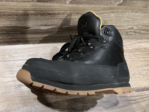 Timberland Euro Hiker Shell Junior A1NJF Schwarz Leder Stiefel Jungen 5 EU 37,5 - Bild 9 von 11