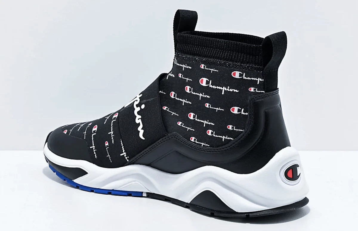 Champion rally script black shoes sale