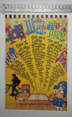 Vintage Cap'n Crunch Print Advertisement 