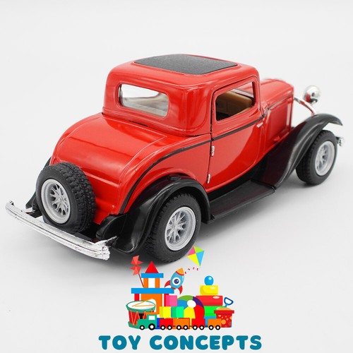 1x1932 FORD 3 WINDOW COUPE die cast pull back official car collectible model toy - Picture 7 of 17