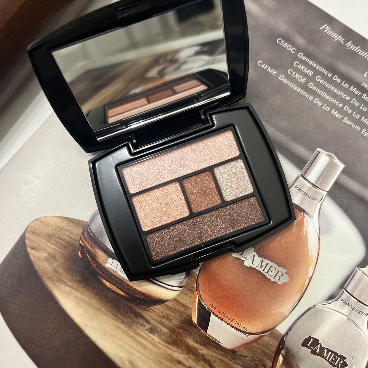 New Lancome Color Design 5 Shadow & Liner Palette 200 CORAL