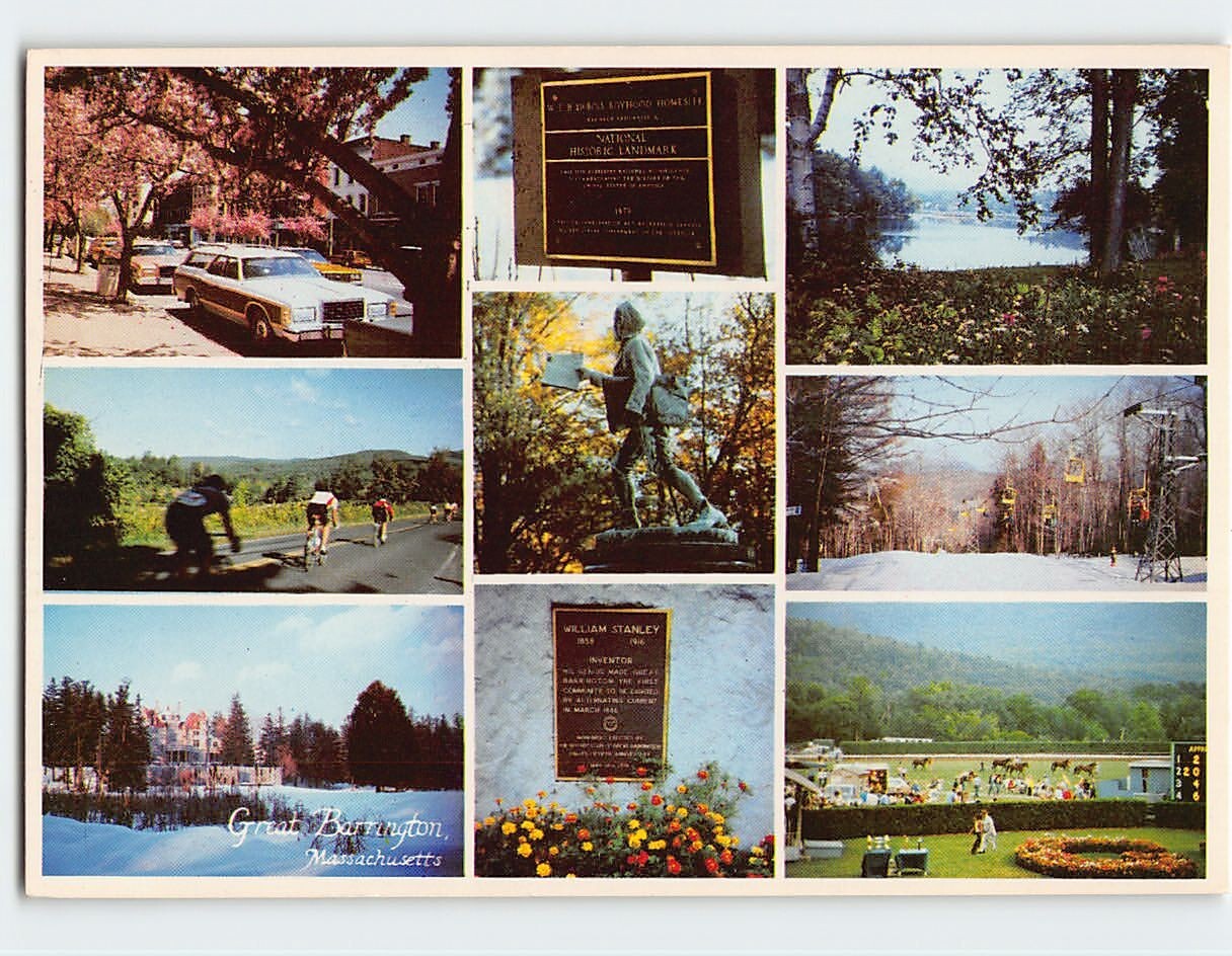 Postcard Great Barrington, Massachusetts eBay
