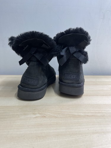 Ugg Australia Mujer Botas Bailey Bow II Informales Pull-On Tobillo Gamuza Reino Unido 5.5 (S89) - Imagen 3 de 7