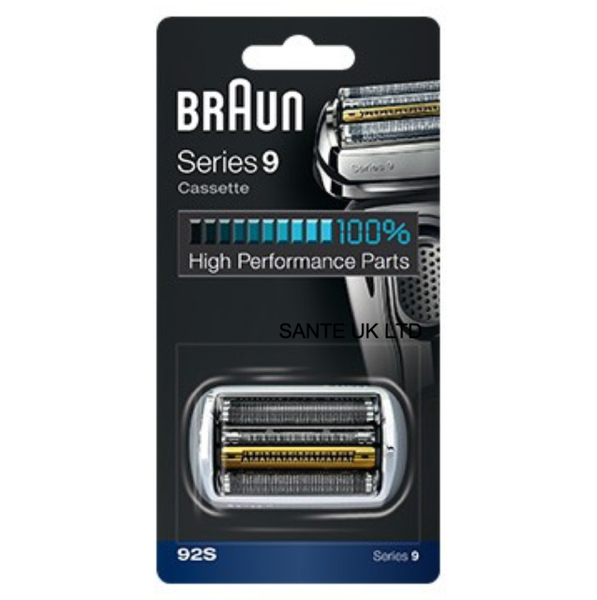 Braun 92S Series 9 Replacement Shaver Cartridge Silver for sale