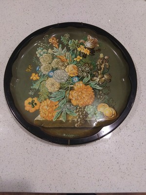 Daher Decorated Ware Floral Tin Tray Ebay