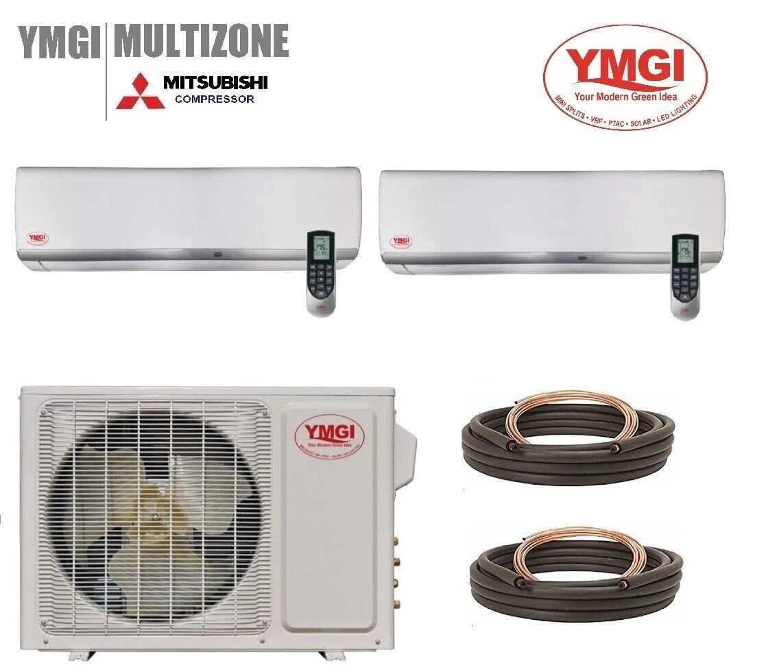 36000 BTU Mini Split Air Conditioner Mitsubishi Compressor Heat Pump System  220V | eBay