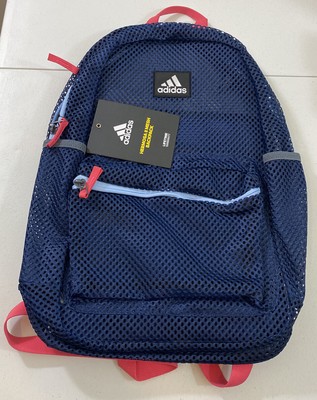 adidas mesh backpack pink