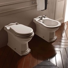 Kerasan Retro' filo muro vaso, bidet e coprivaso 