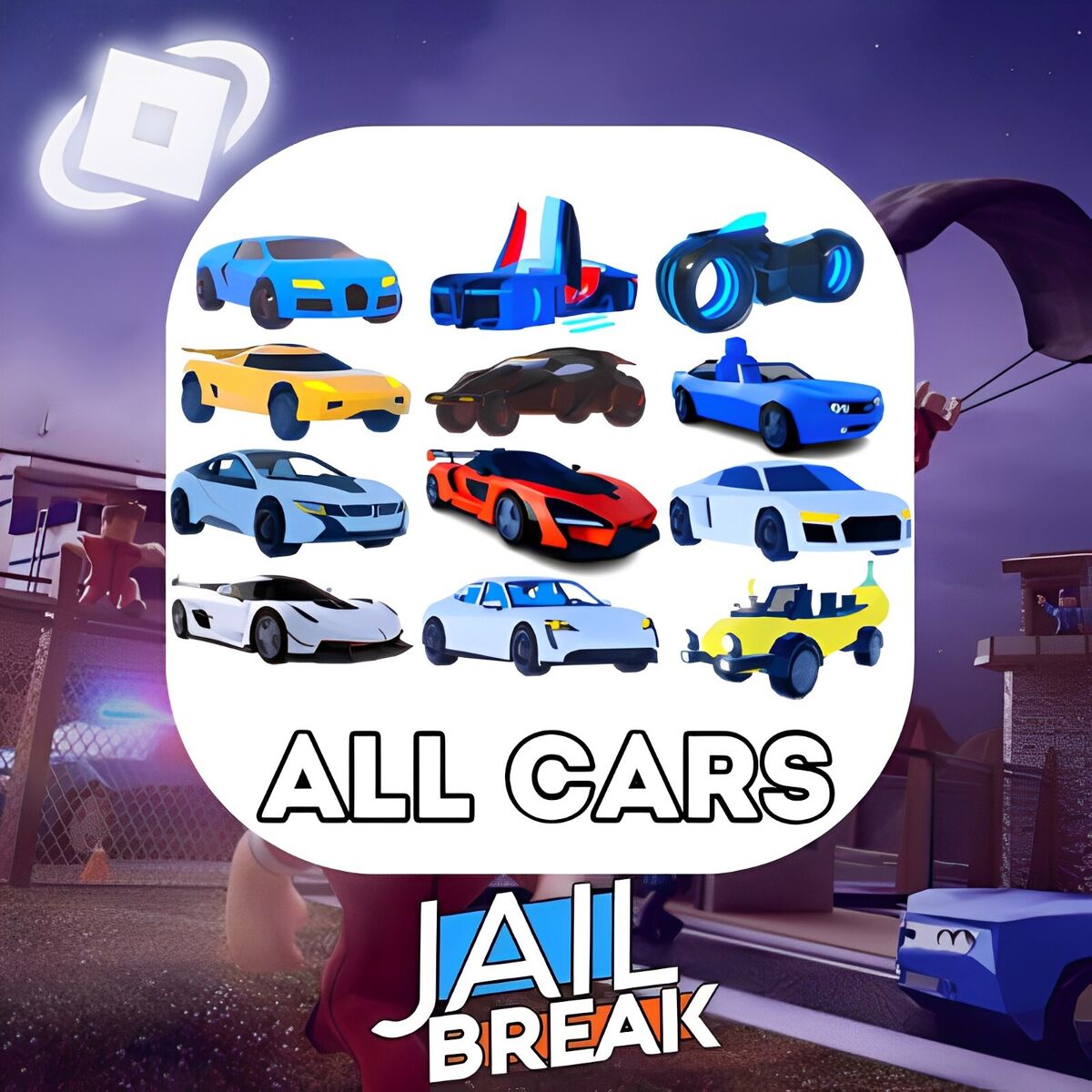 Jailbreak, Roblox, All Cars