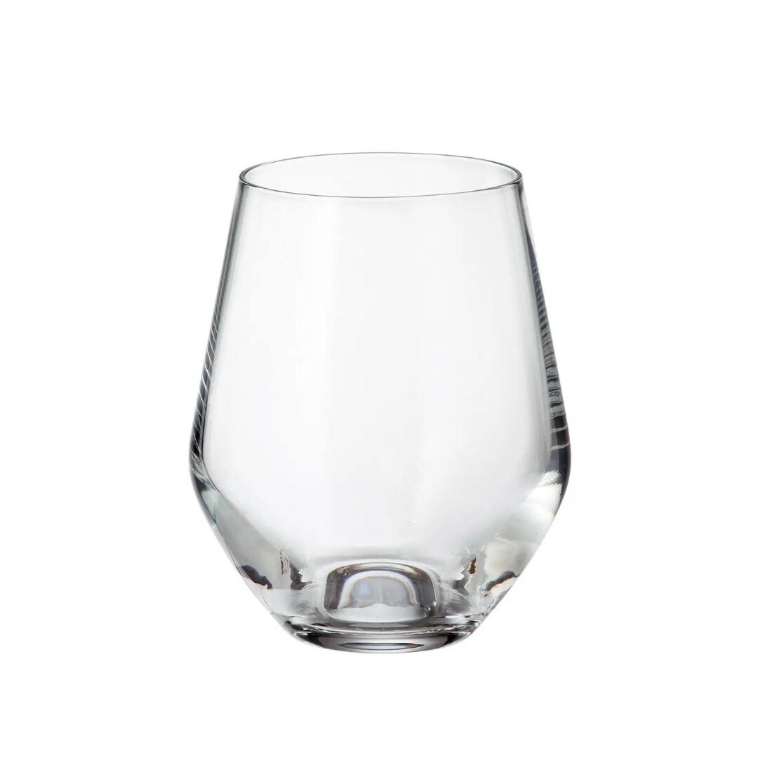 Set of 6 Grus Tumbler Glasses Crystal Bohemia 350ml (12 oz  
