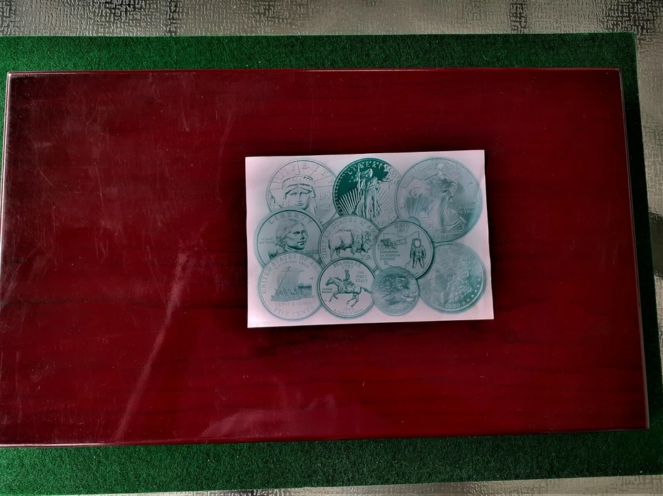 Full Set of 56 1999-2009 State and Territories Quarters, all layered in Gold. - Image 4 of 4