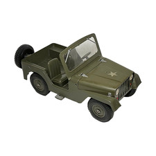 VINTAGE MARX M38A1 US ARMY WILLY'S JEEP MILITARY VEHICLE TOY 4045 w/ BOX