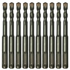 10PC 5/16" x 4" SDS Plus Rotary Hammer Drill Bits Concrete Masonry Carbide Tip