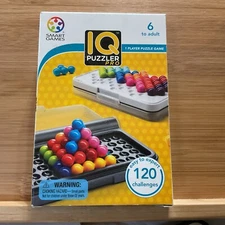 SmartGames IQ Puzzler Pro Compact Board Game Puzzle 120 3d Challenges